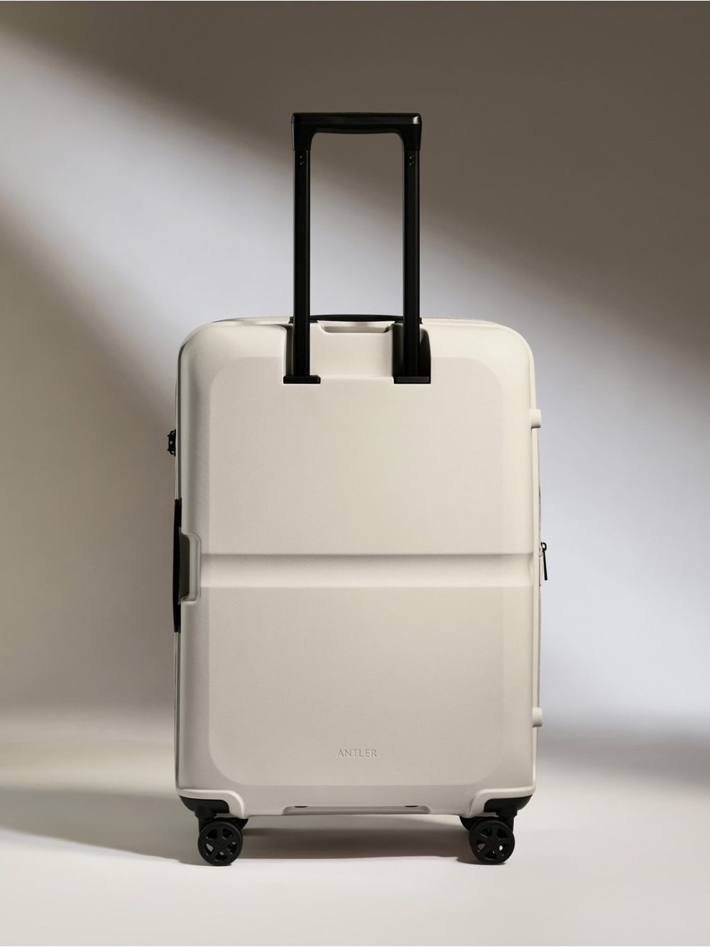 Antler Carry-On Luggage Warm Taupe Stripe Hardshell Spinner Suitcase Travel✈️ - Picture 3 of 16